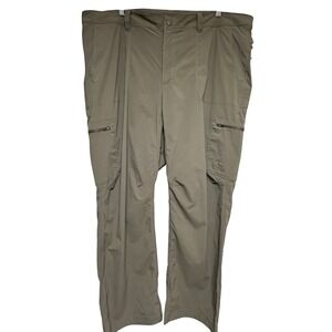 L.L.Bean Cargo Hiking Pants Lightweight Travel Outdoor Mens 42x29 Olive 506421